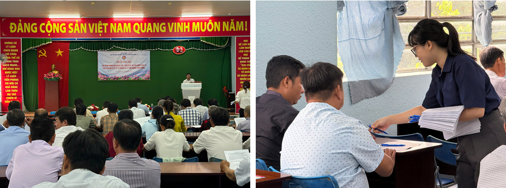 Ảnh tại hội nghị tập huấn xã Vĩnh Thạnh, TP. Cần Thơ