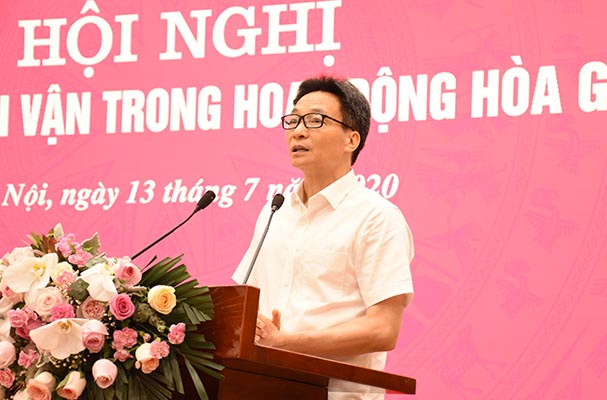 Đồng chí Vũ Đức Đam Ủy viên Trung ương Đảng, Phó Thủ tướng Chính phủ, Phó Trưởng ban Chỉ đạo Trung ương thực hiện Quy chế Dân chủ ở cơ sở